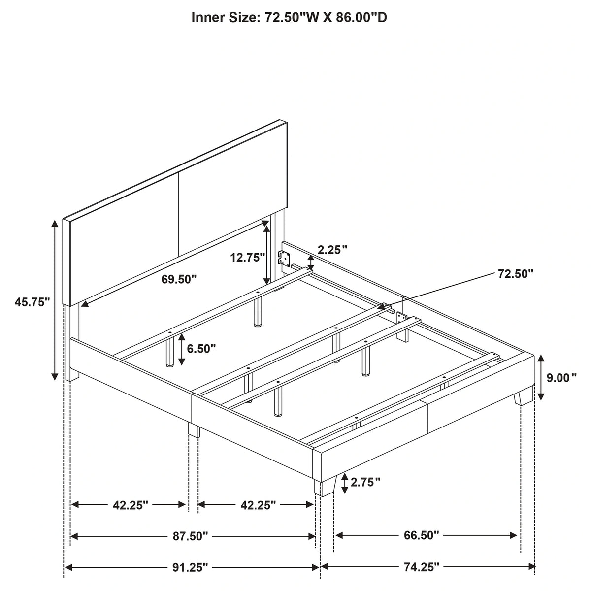 Dorian Panel Bed