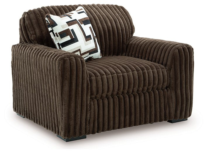 Midnight-Madness Oversized Chair