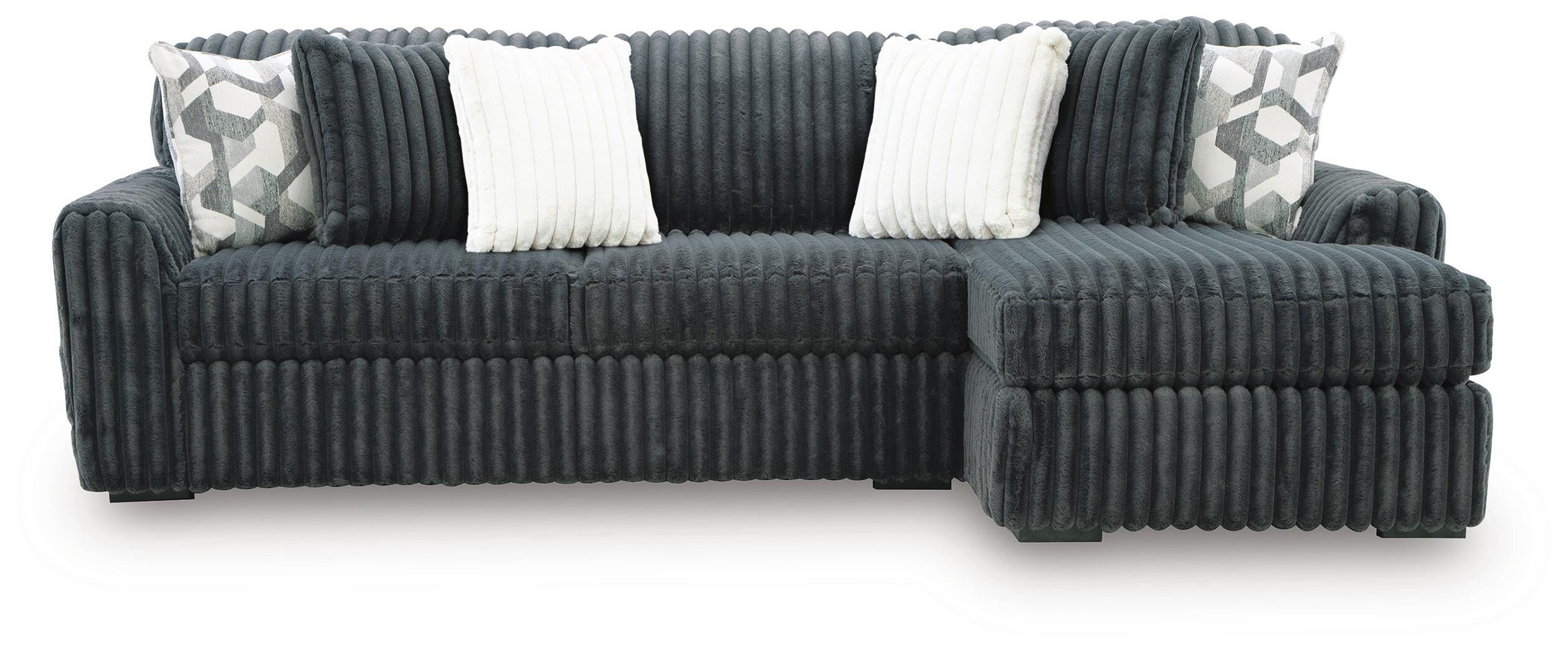 Midnight-Madness Sectional Sofa with Chaise