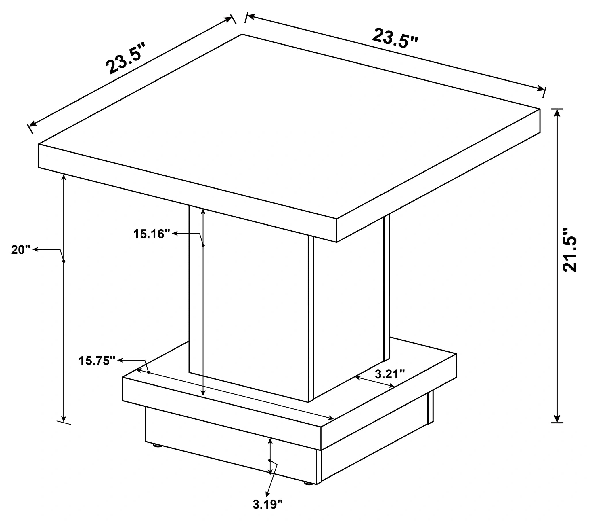 Reston End Table