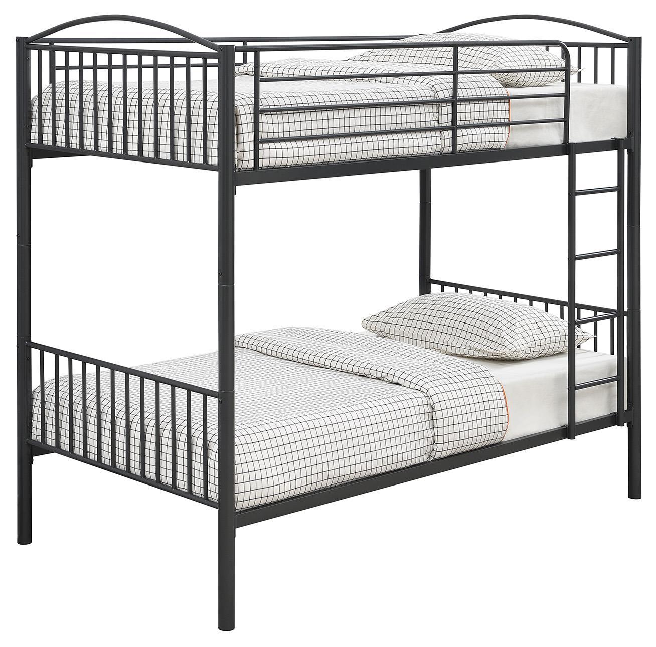 Anson Twin Over Twin Bunk Bed with Ladder