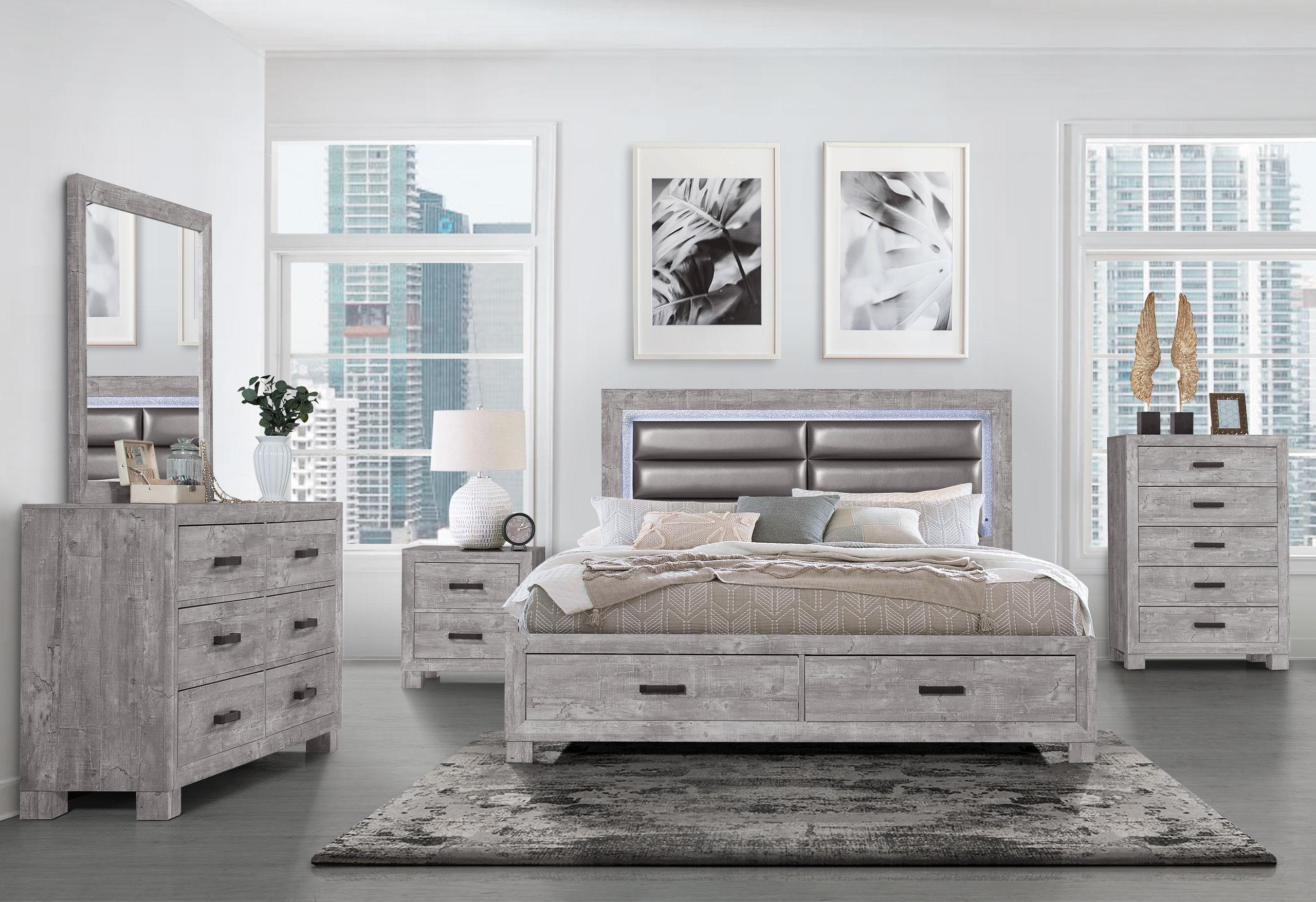 NOLAN GREY QUEEN BED GROUP