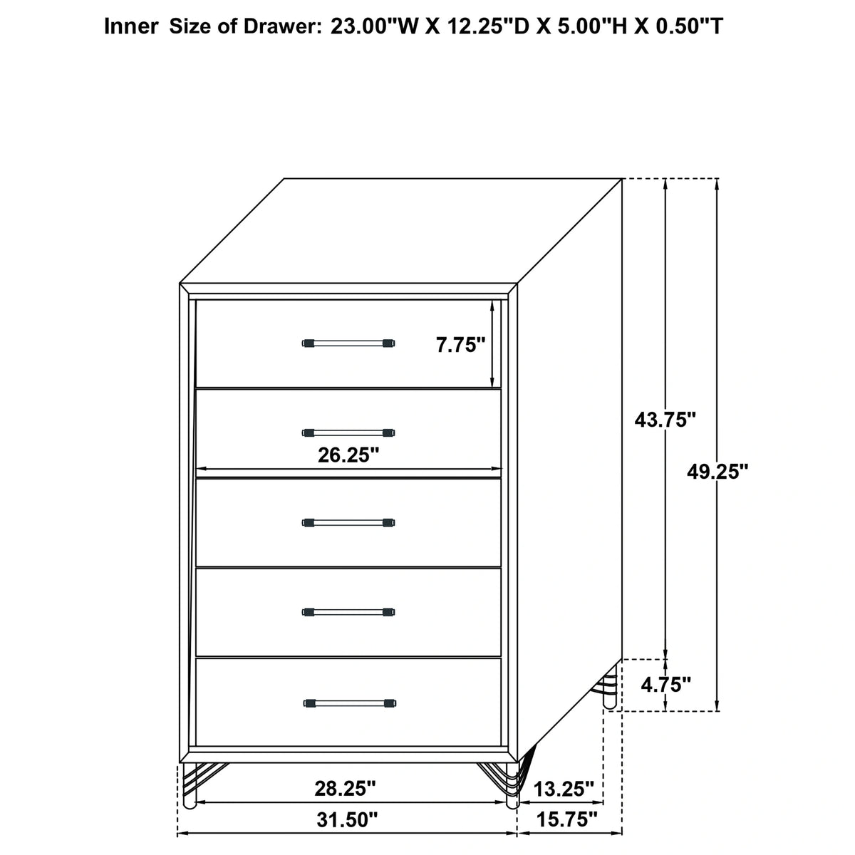 Lucia Chest of Drawers