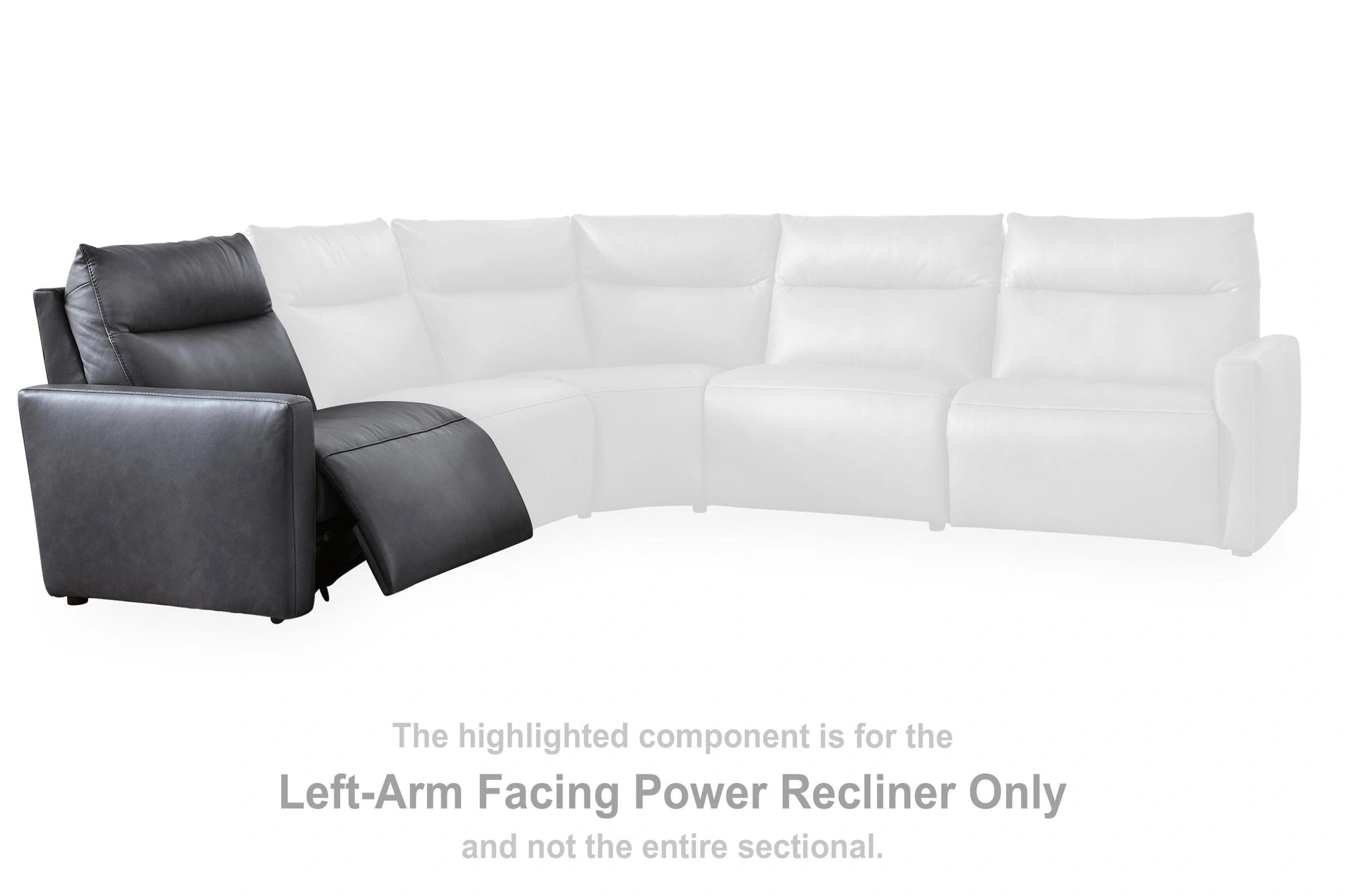 ModZ Power Reclining Sectional with Audio Consoles