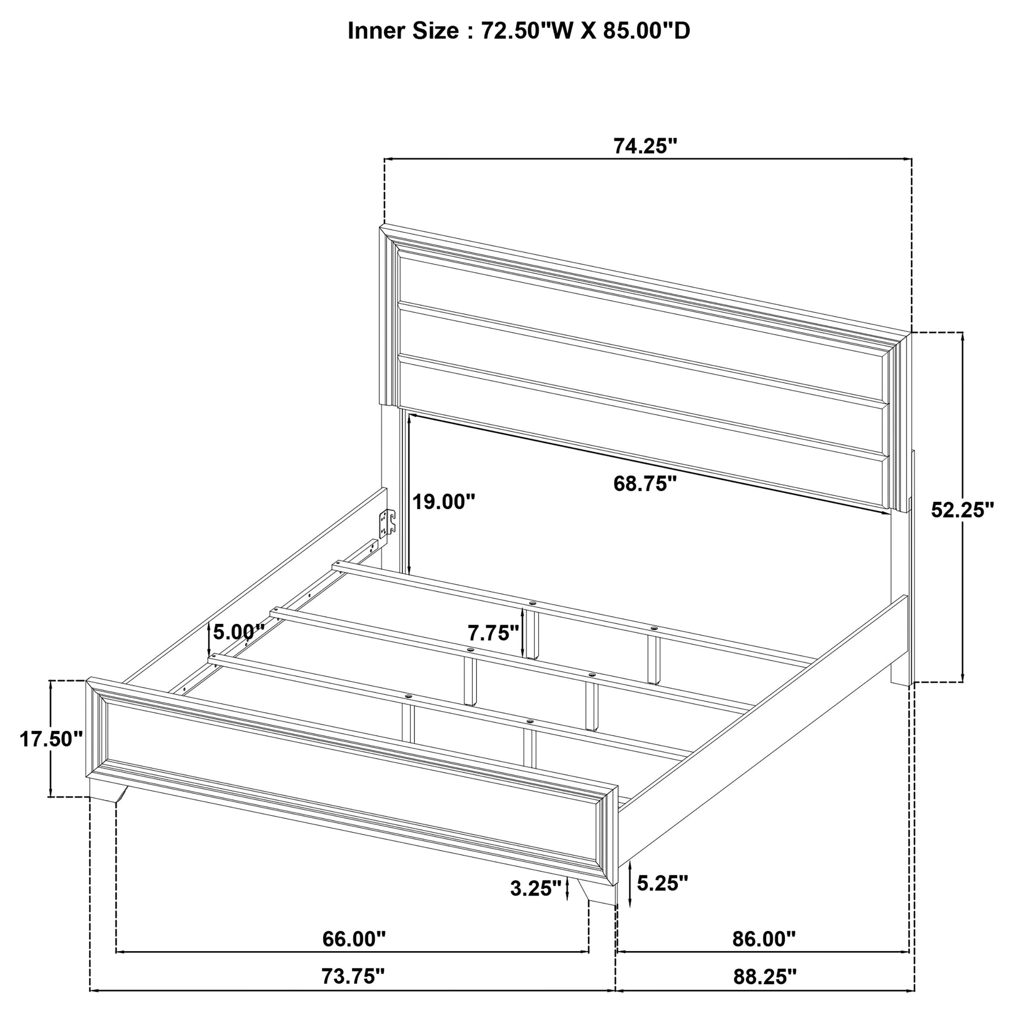 Wright Panel Bed