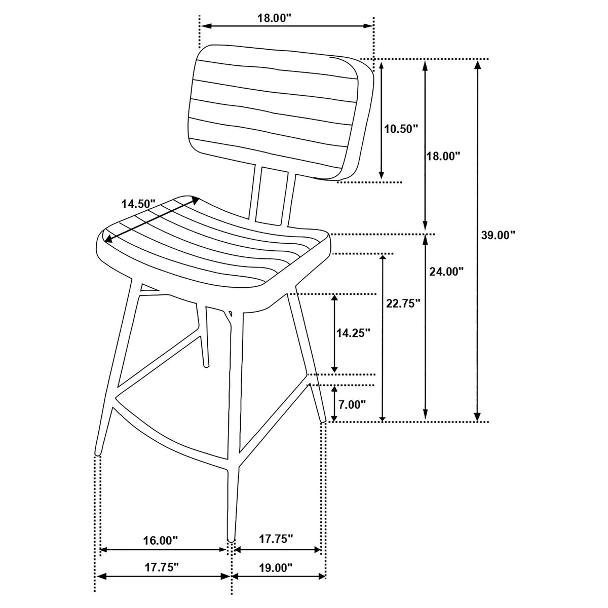 Partridge Counter Chair