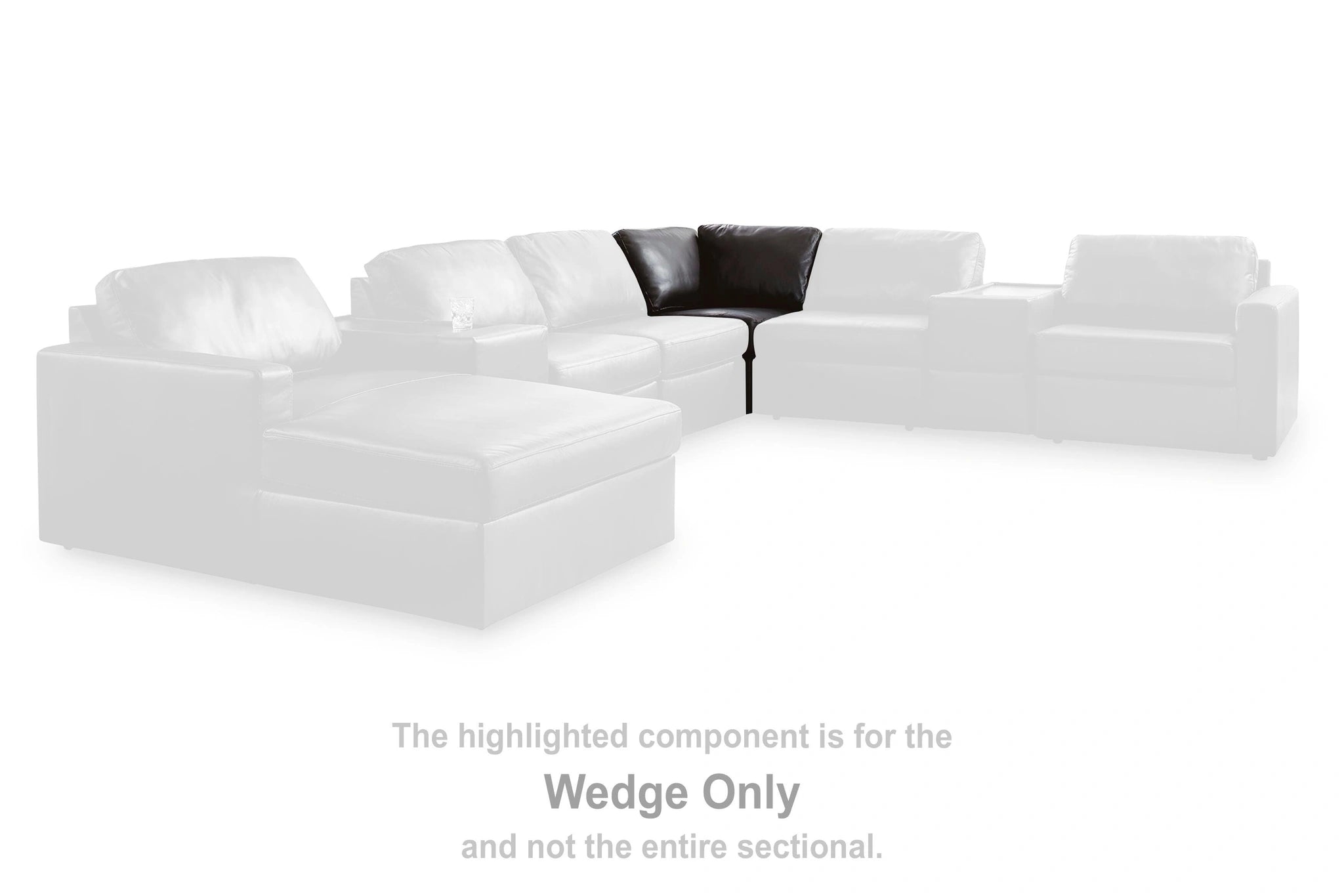 Modmax II Sectional with Chaise and Audio Consoles