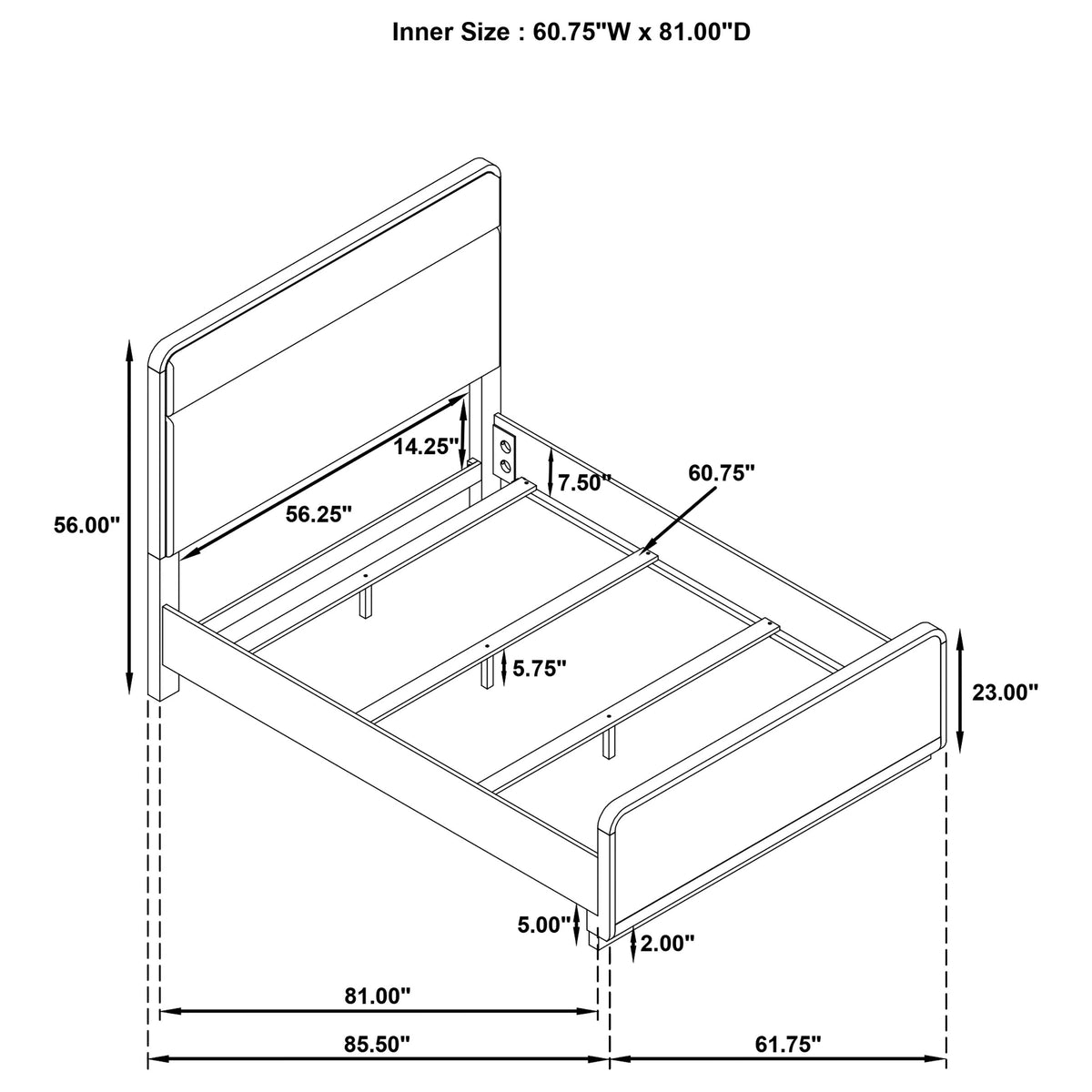 Ladera Panel Bed