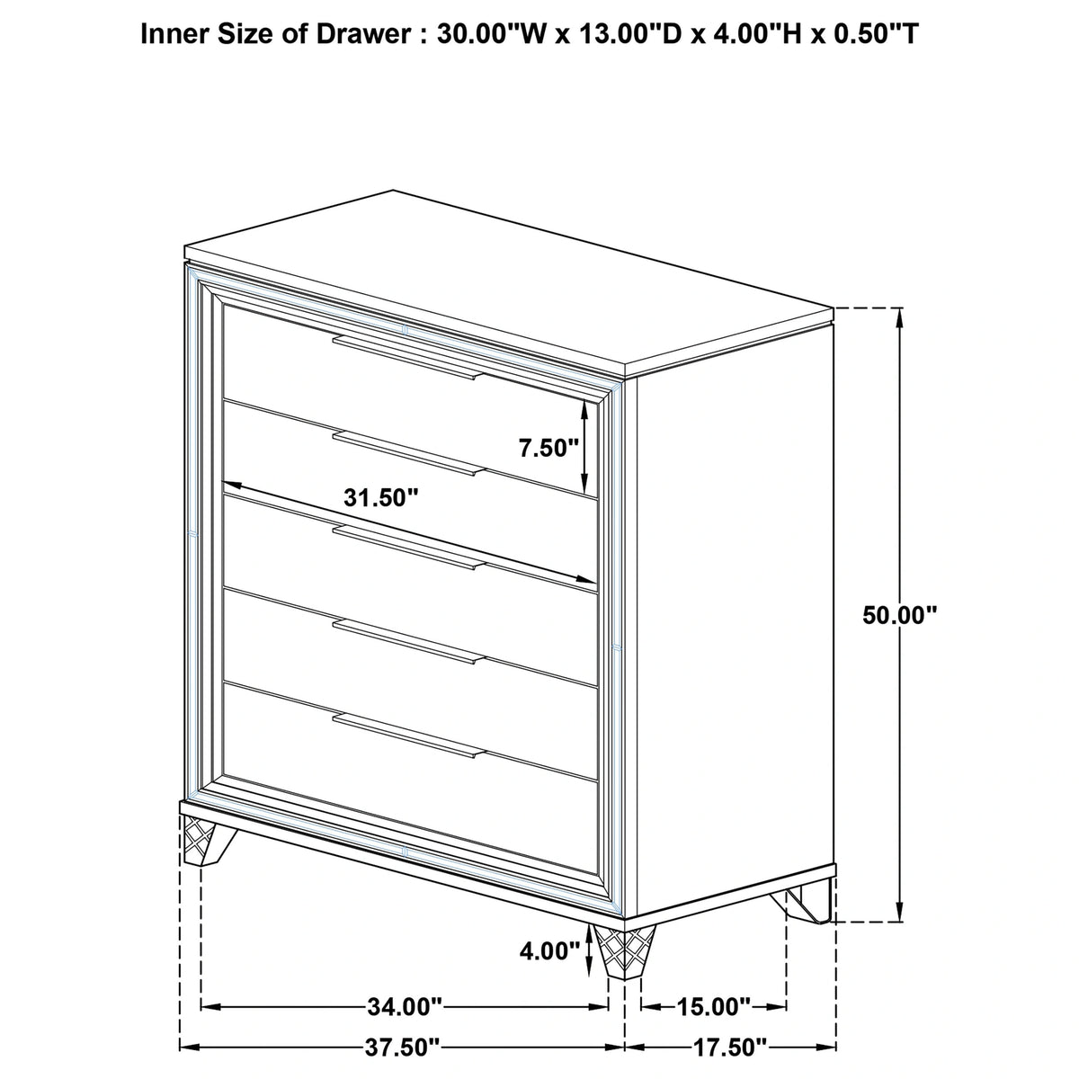 Marmore Chest of Drawers