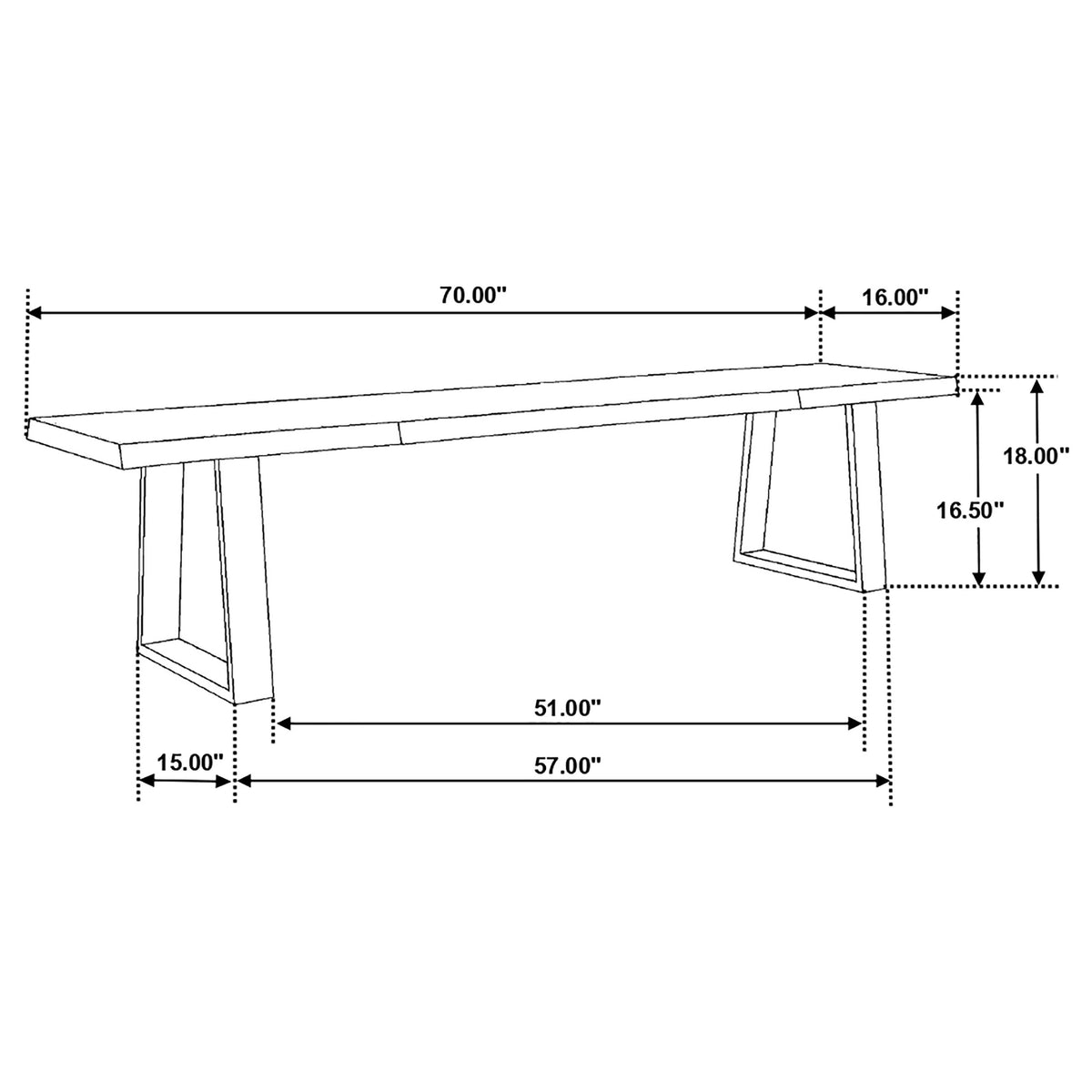 Ditman Dining Bench
