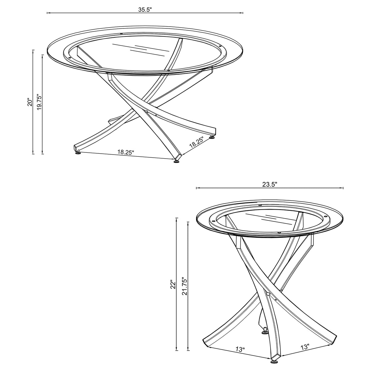 Brooke Coffee Table Set