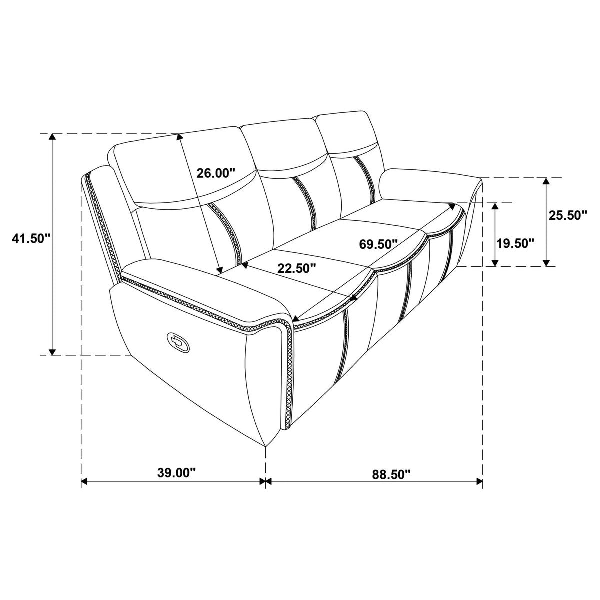 Sloane Reclining Sofa Set