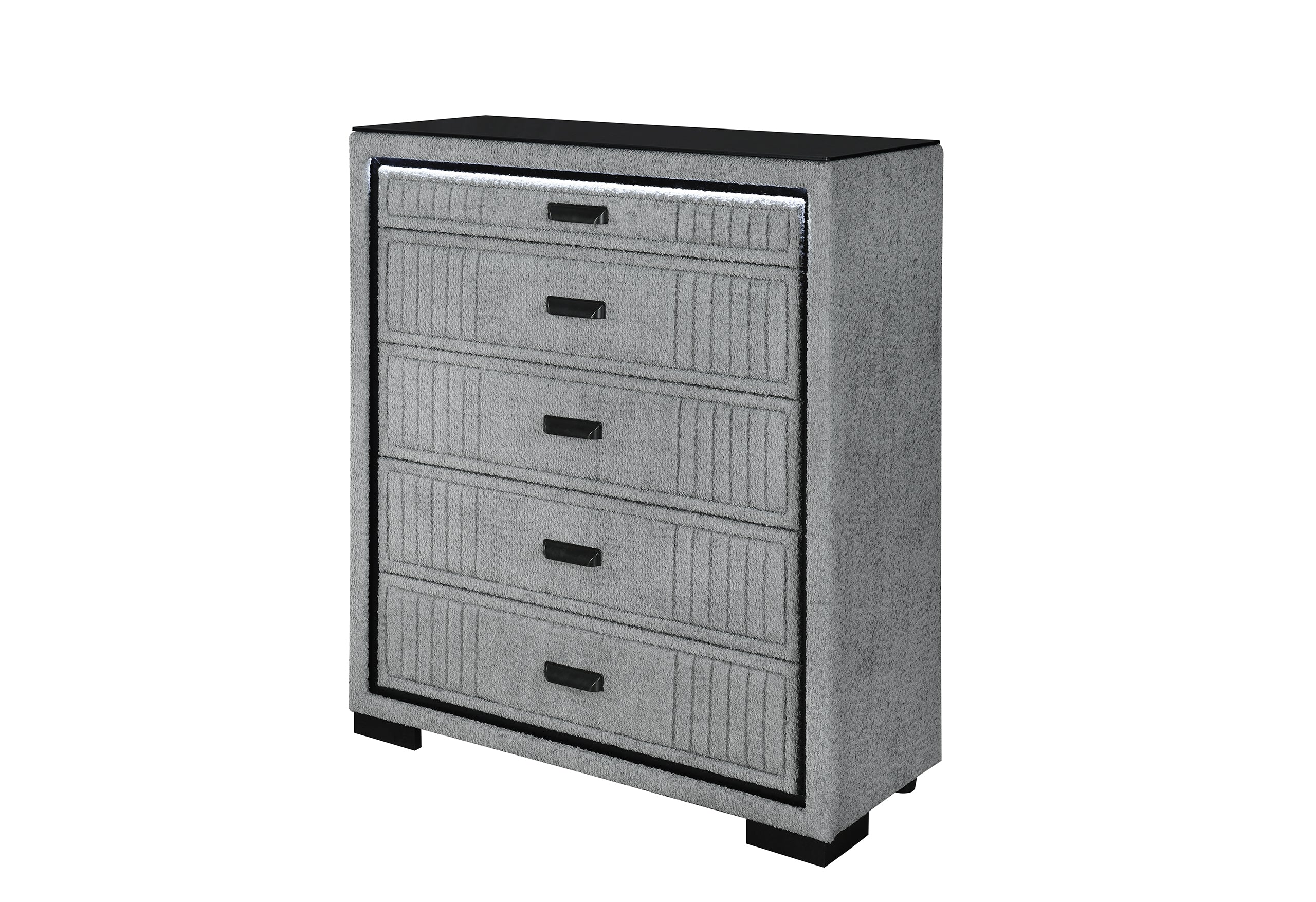 ISABELLA GREY CHEST WITH LED